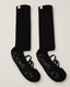 Fiore Long Grip Sock - Black