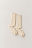 Fiore Long Grip Sock - Cream