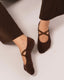 Ballerina Grip Sock - Espresso Brown