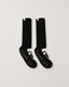 Fiore Long Grip Sock - Black